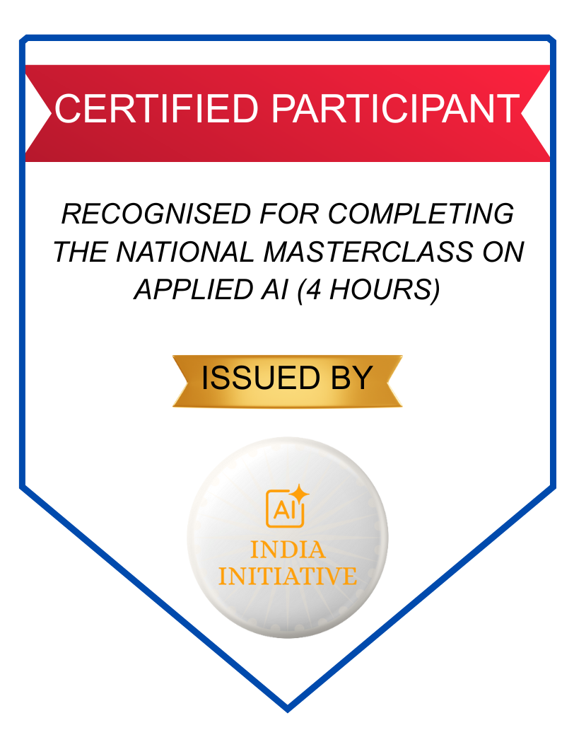 AI India Masterclass Digital Badge